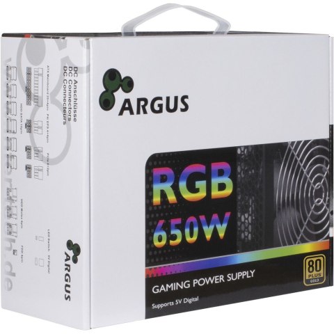 Zasilacz Inter-Tech Argus RGB-650W CM II Zasilacz Inter-Tech Argus RGB-650W CM II