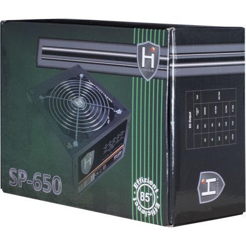 Zasilacz Inter-Tech HIPOWER SP-650 650W Zasilacz Inter-Tech HIPOWER SP-650 650W