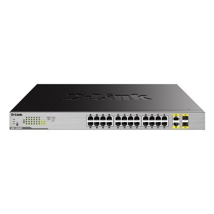 D-Link DGS-1026MP łącza sieciowe Nie zarządzany Gigabit Ethernet (10/100/1000) Obsługa PoE Czarny, Szary D-Link DGS-1026MP łącza sieciowe Nie zarządzany Gigabit Ethernet (10/100/1000) Obsługa PoE Czarny, Szary