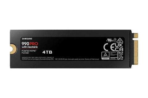 Dysk SSD M.2 SAMSUNG 990 PRO Heatsink 4 TB (M.2 2280″ /4 TB ) Dysk SSD M.2 SAMSUNG 990 PRO Heatsink 4 TB (M.2 2280″ /4 TB )