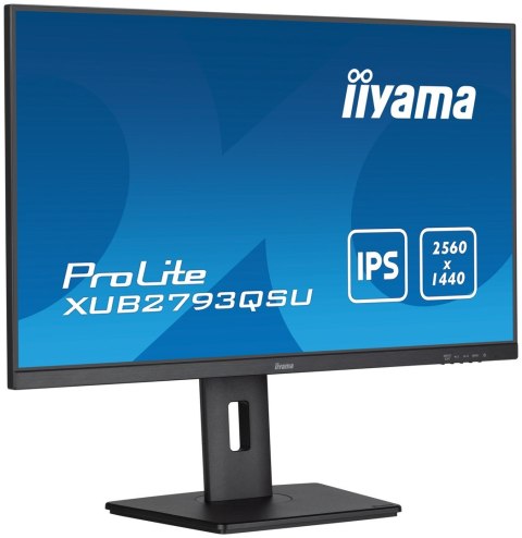 Iiyama XUB2793QSU-B7 monitor komputerowy 68,6 cm (27") 2560 x 1140 px Wide Quad HD LED Czarny Iiyama XUB2793QSU-B7 monitor komputerowy 68,6 cm (27") 2560 x 1140 px Wide Quad HD LED Czarny