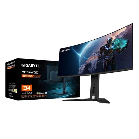 MONITOR GIGABYTE LED 34" MO34WQC 175Hz MONITOR GIGABYTE LED 34" MO34WQC 175Hz