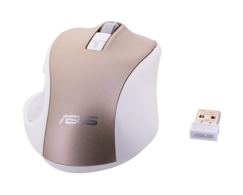 Mysz Asus Silent Wireless Mouse Gold MW202 bezprzewodowa złota Mysz Asus Silent Wireless Mouse Gold MW202 bezprzewodowa złota