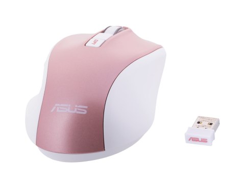 Mysz Asus Silent Wireless Mouse Rose Gold MW202 bezprzewodowa różowo-złota Mysz Asus Silent Wireless Mouse Rose Gold MW202 bezprzewodowa różowo-złota