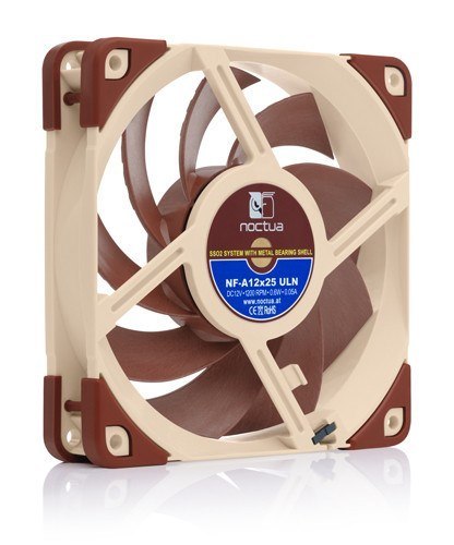 Noctua NF A12x25 ULN Obudowa komputera Wentylator 12 cm Beżowy, Czerwony