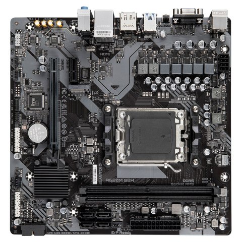 Płyta główna Gigabyte A620M S2H (A620, AM5, mATX, DDR5) Płyta główna Gigabyte A620M S2H (A620, AM5, mATX, DDR5)