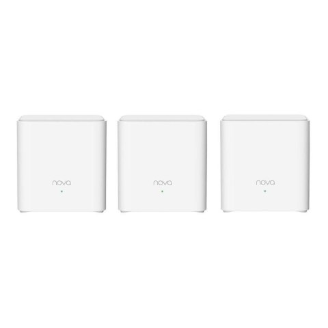 Tenda EX3-3 siatkowy system wi-fi Dual-band (2.4 GHz/5 GHz) Wi-Fi 6 (802.11ax) Biały 1 Wewnętrzne Tenda EX3-3 siatkowy system wi-fi Dual-band (2.4 GHz/5 GHz) Wi-Fi 6 (802.11ax) Biały 1 Wewnętrzne