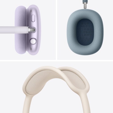 Apple AirPods Max Zestaw słuchawkowy Bezprzewodowy Opaska na głowę Połączenia/muzyka USB Type-C Bluetooth Niebieski Apple AirPods Max Zestaw słuchawkowy Bezprzewodowy Opaska na głowę Połączenia/muzyka USB Type-C Bluetooth Niebieski