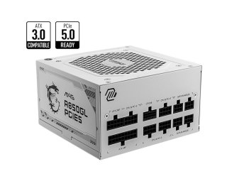 CASE PSU ATX 850W/MAG A850GL PCIE5 WHITE MSI