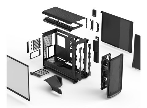 Etui Fractal Design Meshify 3 XL Ambience Pro RGB Jasny Odcień ATX Etui Fractal Design Meshify 3 XL Ambience Pro RGB Jasny Odcień ATX