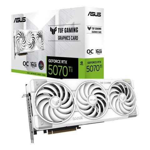 Karta graf. ASUS TUF GAMING RTX 5070 Ti 16GB OC WH. Karta graf. ASUS TUF GAMING RTX 5070 Ti 16GB OC WH.