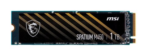 MSI SPATIUM M450 PCIe 4.0 NVMe M.2 1000GB PCI Express 4.0 3D NAND MSI SPATIUM M450 PCIe 4.0 NVMe M.2 1000GB PCI Express 4.0 3D NAND