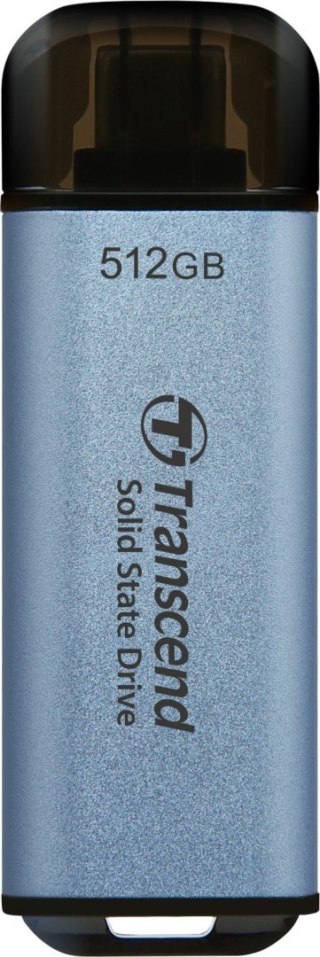 Pendrive TRANSCEND TS512GESD300C (512 GB /Czarno-niebieski )