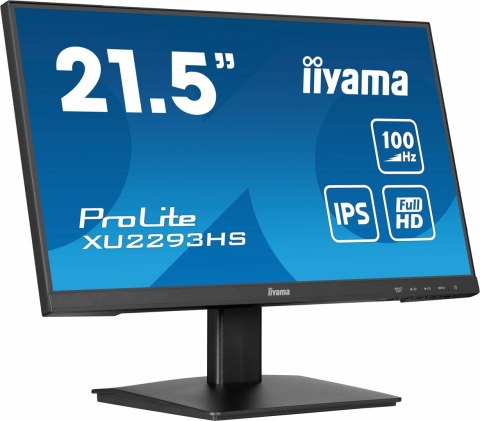 Iiyama ProLite XU2293HS-B6 monitor komputerowy 54,6 cm (21.5") 1920 x 1080 px Full HD LED Czarny Iiyama ProLite XU2293HS-B6 monitor komputerowy 54,6 cm (21.5") 1920 x 1080 px Full HD LED Czarny