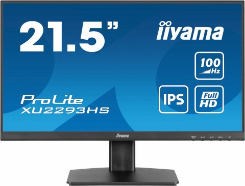 Iiyama ProLite XU2293HS-B6 monitor komputerowy 54,6 cm (21.5") 1920 x 1080 px Full HD LED Czarny Iiyama ProLite XU2293HS-B6 monitor komputerowy 54,6 cm (21.5") 1920 x 1080 px Full HD LED Czarny