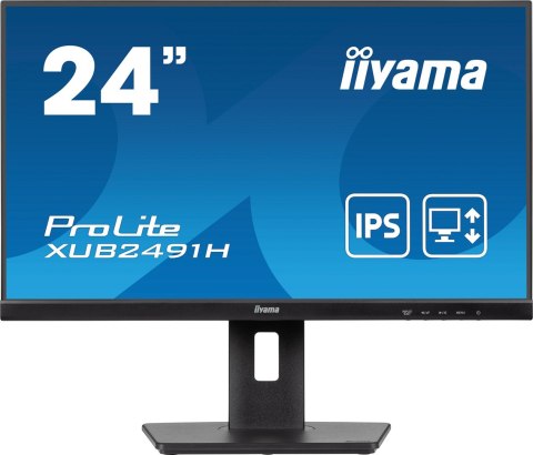 Monitor Iiyama ProLite XUB2491H-B1 24'' Protokół IPS - Płaski ekran - 60,5 cm Monitor Iiyama ProLite XUB2491H-B1 24'' Protokół IPS - Płaski ekran - 60,5 cm