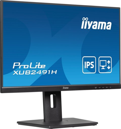 Monitor Iiyama ProLite XUB2491H-B1 24'' Protokół IPS - Płaski ekran - 60,5 cm Monitor Iiyama ProLite XUB2491H-B1 24'' Protokół IPS - Płaski ekran - 60,5 cm