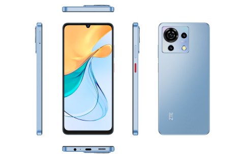 Smartfon ZTE Blade V50 Vita 17,1 cm (6.75") Dual-SIM USB Typ-C 4 GB 256 GB 5200 mAh Blau Smartfon ZTE Blade V50 Vita 17,1 cm (6.75") Dual-SIM USB Typ-C 4 GB 256 GB 5200 mAh Blau