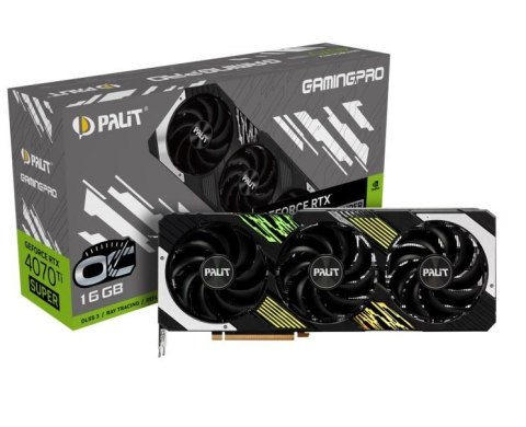 Karta graficzna PALIT GeForce RTX 4070 Ti SUPER GamingPro OC 16GB GDDR6X NED47TSH19T2-1043A