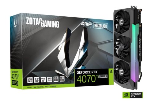 Karta graficzna ZOTAC GeForce RTX 4070 Ti SUPER AMP HOLO 16GB GDDR6X ZT-D40730F-10P