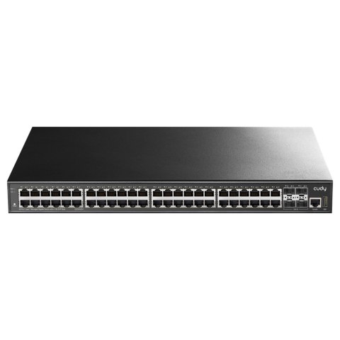 Cudy GS5048S4 łącza sieciowe Zarządzany L3 Gigabit Ethernet (10/100/1000) Czarny Cudy GS5048S4 łącza sieciowe Zarządzany L3 Gigabit Ethernet (10/100/1000) Czarny