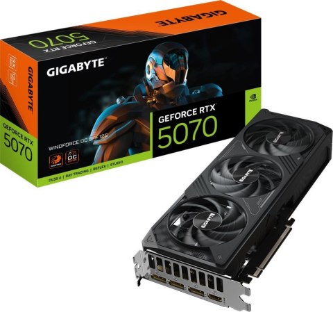 Karta graficzna Gigabyte GeForce RTX 5070 Windforce OC 12 GB Karta graficzna Gigabyte GeForce RTX 5070 Windforce OC 12 GB