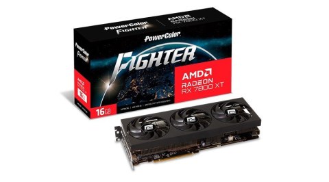 Karta graficzna PowerColor Radeon RX 7800 XT Fighter 16GB Karta graficzna PowerColor Radeon RX 7800 XT Fighter 16GB