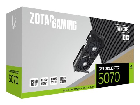 Karta graficzna ZOTAC GAMING GeForce RTX 5070 Twin Edge OC 12GB Karta graficzna ZOTAC GAMING GeForce RTX 5070 Twin Edge OC 12GB