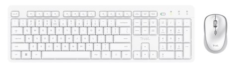 Klawiatura + mysz Trust ODY II Wireless White US Klawiatura + mysz Trust ODY II Wireless White US