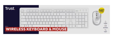 Klawiatura + mysz Trust ODY II Wireless White US Klawiatura + mysz Trust ODY II Wireless White US