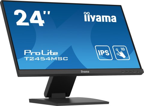 Płaski ekran Iiyama ProLite T2454MSC-B2AG 24 PCAP Multi Touch 10P - 61 cm Płaski ekran Iiyama ProLite T2454MSC-B2AG 24 PCAP Multi Touch 10P - 61 cm