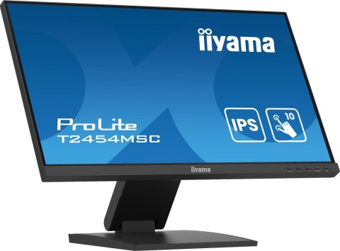 Płaski ekran Iiyama ProLite T2454MSC-B2AG 24 PCAP Multi Touch 10P - 61 cm Płaski ekran Iiyama ProLite T2454MSC-B2AG 24 PCAP Multi Touch 10P - 61 cm