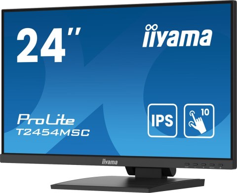 Płaski ekran Iiyama ProLite T2454MSC-B2AG 24 PCAP Multi Touch 10P - 61 cm Płaski ekran Iiyama ProLite T2454MSC-B2AG 24 PCAP Multi Touch 10P - 61 cm
