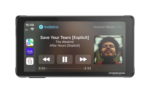 Wyświetlacz INTERPHONE RIDE SYNC (CAR PLAY / ANDROID AUTO)
