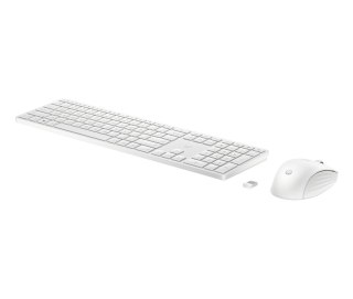 Zestaw bezprzewodowy klawiatura + mysz HP 655 White 860P8AA