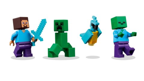 LEGO MINECRAFT 21275 THE TNT JUNGLE HOUSE LEGO MINECRAFT 21275 THE TNT JUNGLE HOUSE