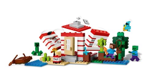 LEGO MINECRAFT 21275 THE TNT JUNGLE HOUSE LEGO MINECRAFT 21275 THE TNT JUNGLE HOUSE