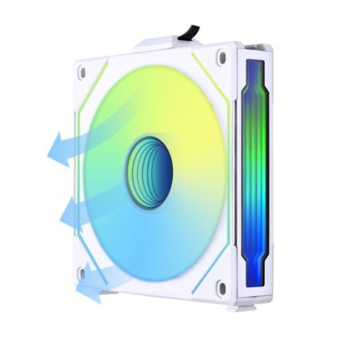 Lian Li UNI FAN SL-INF 120 ARGB Wentylator PWM z odwróconym ostrzem - 120mm, biały Lian Li UNI FAN SL-INF 120 ARGB Wentylator PWM z odwróconym ostrzem - 120mm, biały