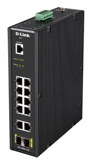 Switch D-Link 12 Port L2 Industrial Smart