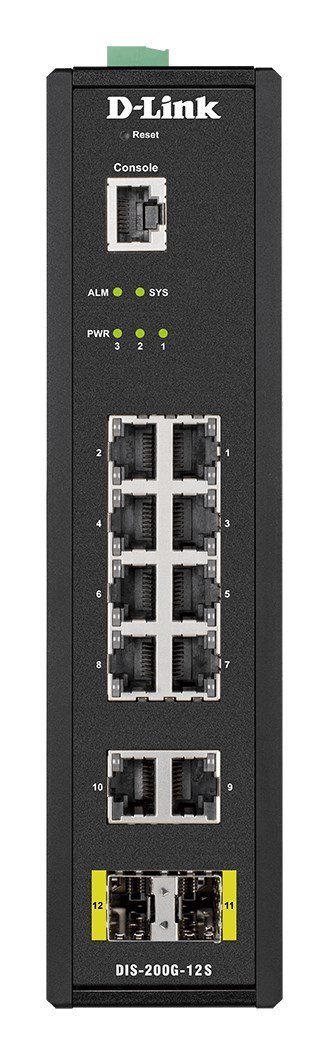 Switch D-Link 12 Port L2 Industrial Smart