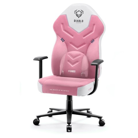 Fotel gamingowy DIABLO X-GAMER różowo-biały Fotel gamingowy DIABLO X-GAMER różowo-biały