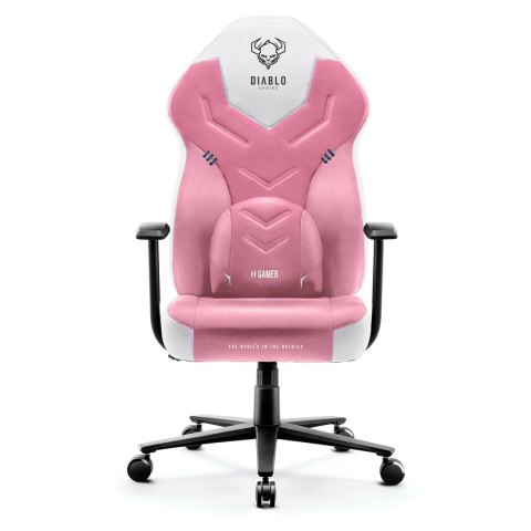 Fotel gamingowy DIABLO X-GAMER różowo-biały Fotel gamingowy DIABLO X-GAMER różowo-biały