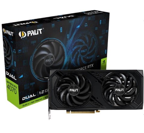 Karta graficzna PALIT GeForce RTX 4070 DUAL 12 GB GDDR6X NED4070019K9-1047D