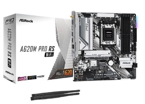 Płyta główna ASROCK A620M PRO RS WIFI AM5 MICRO ATX