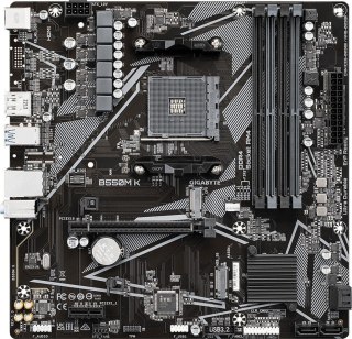 Płyta główna GIGABYTE B550M K Socket AM4 microATX