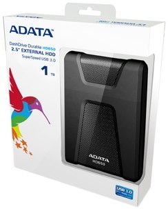 Dysk zewnętrzny HDD A-DATA DashDrive Durable HD650 (1TB /Czarny )