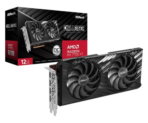 Karta graficzna ASROCK Radeon RX 7700 XT CHALLENGER OC 12G GDDR6 RX7700XT CL 12GO