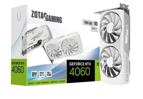 Karta graficzna ZOTAC GeForce RTX 4060 Twin Edge OC 8GB GDDR6 (ZT-D40600Q-10M) Karta graficzna ZOTAC GeForce RTX 4060 Twin Edge OC 8GB GDDR6 (ZT-D40600Q-10M)