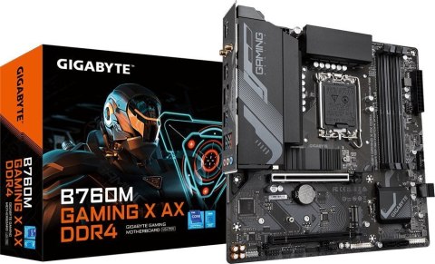 Płyta główna GIGABYTE B760M GAMING X AX DDR4 LGA1700 MICRO ATX