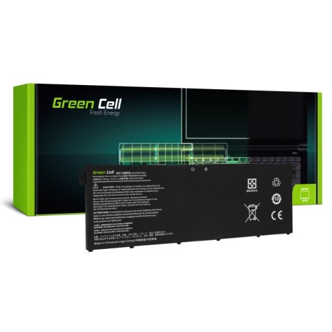 Bateria GREEN CELL do Wybrane modele notebooków marki Acer 2100 mAh 15.2V AC72